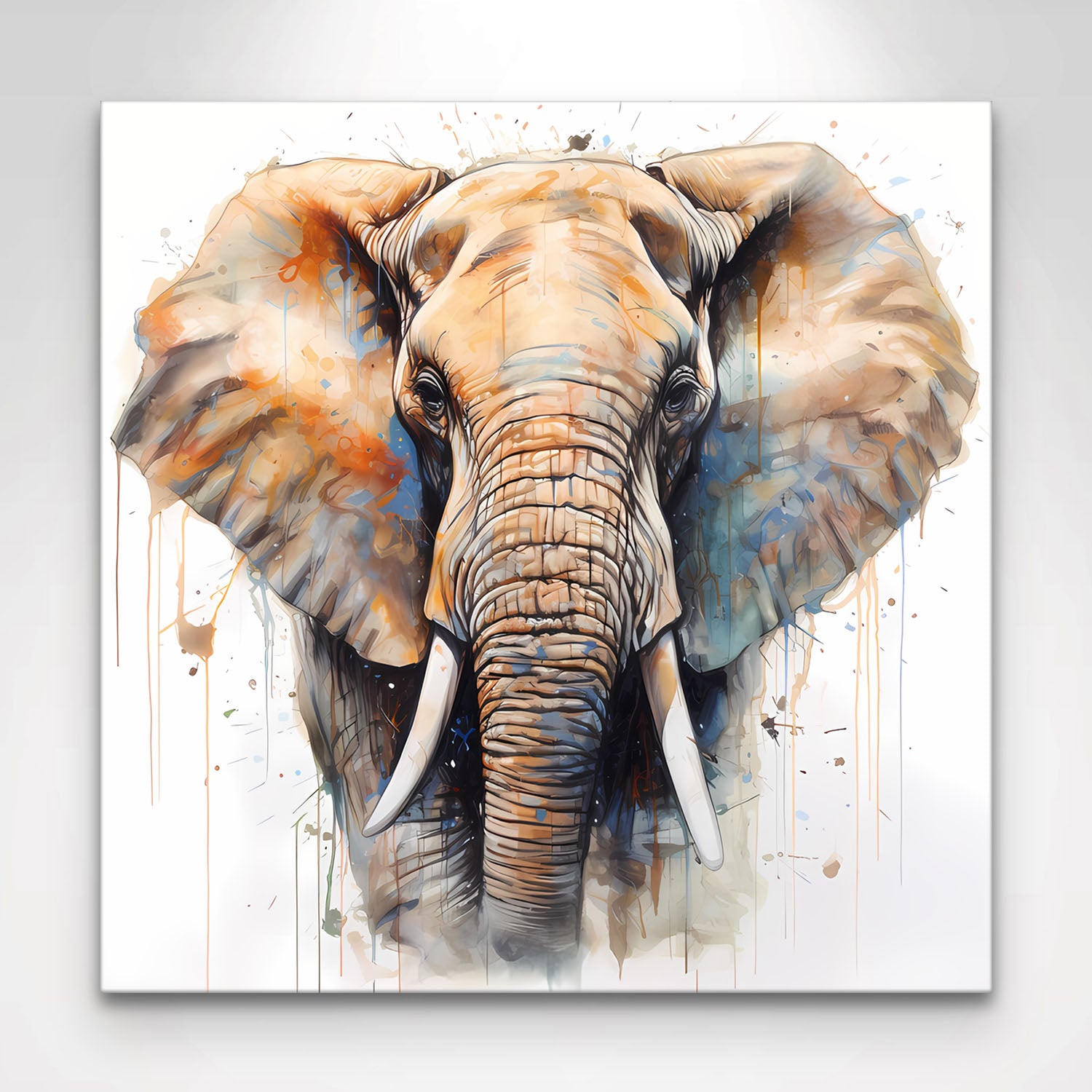 Wandbild Fantastischer Elefant | von Finer Spaces Tierbilder